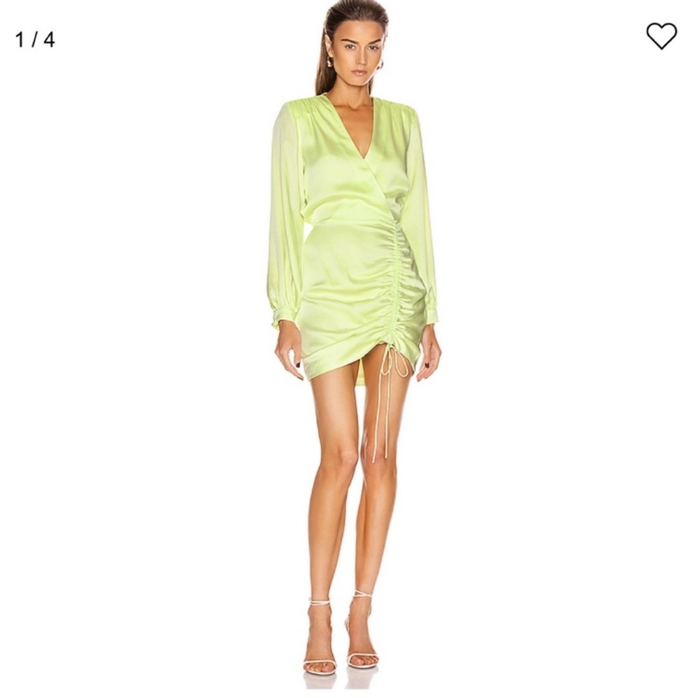 Jonathan Simkhai $545 Justine Fluid Ruched Dress